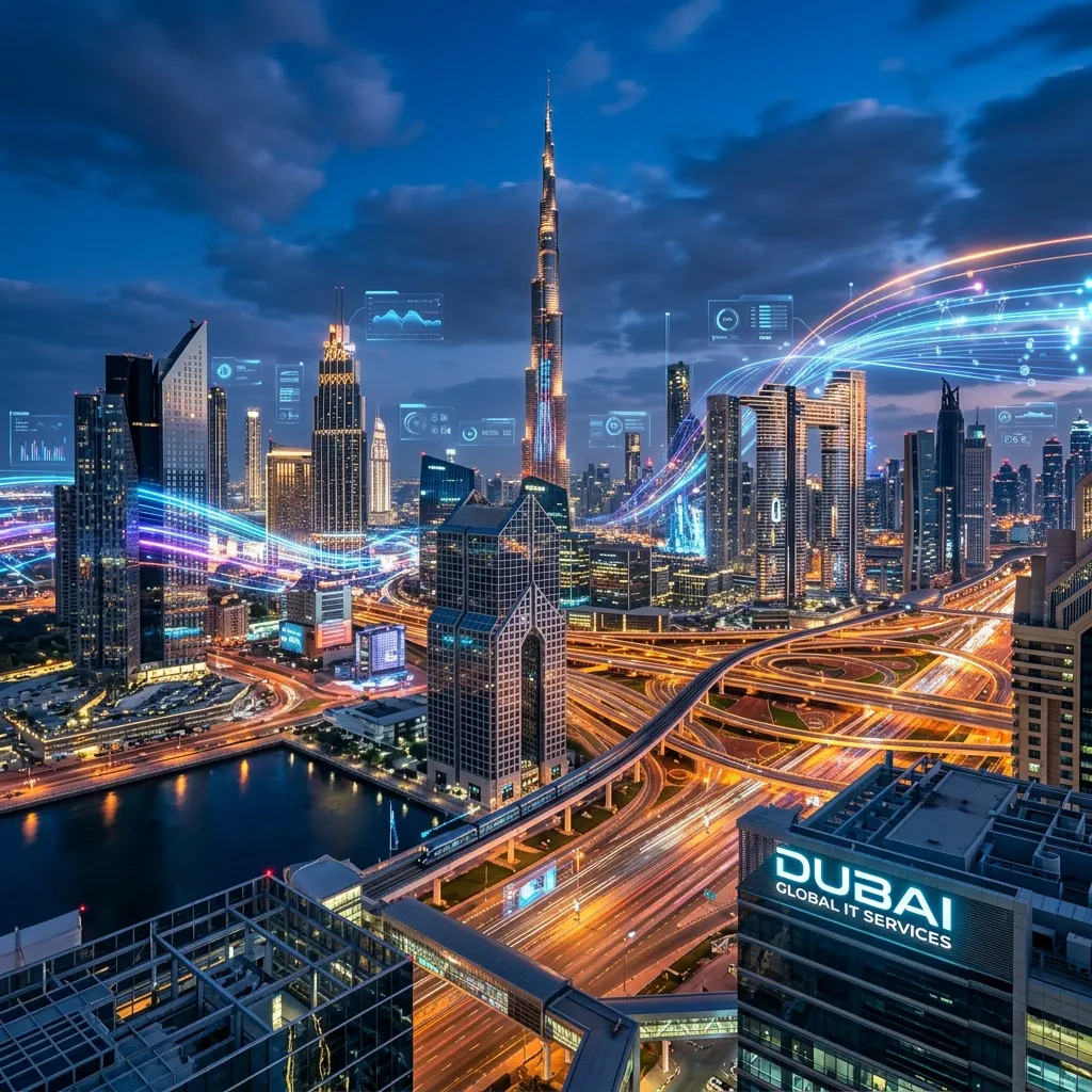 Dubai Skyline — IT Services Hero
