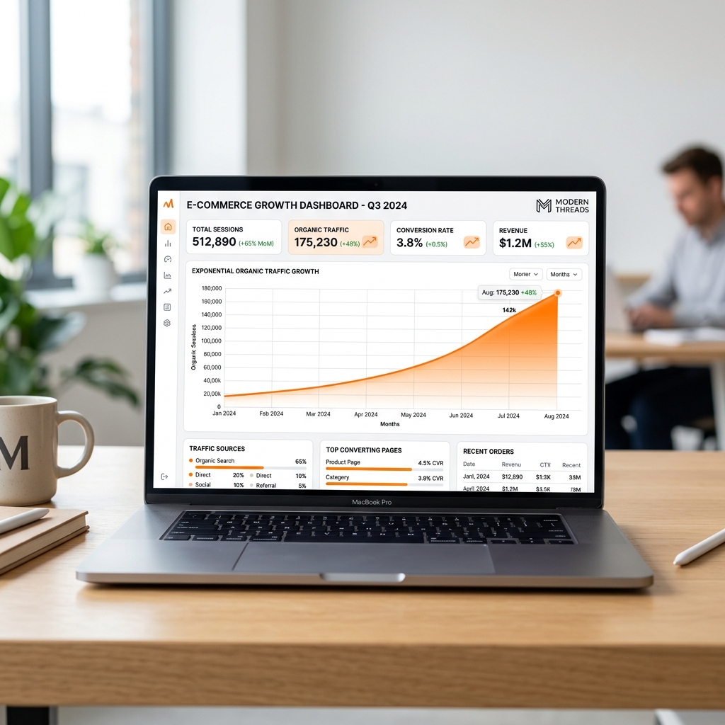 340% Organic Traffic Growth