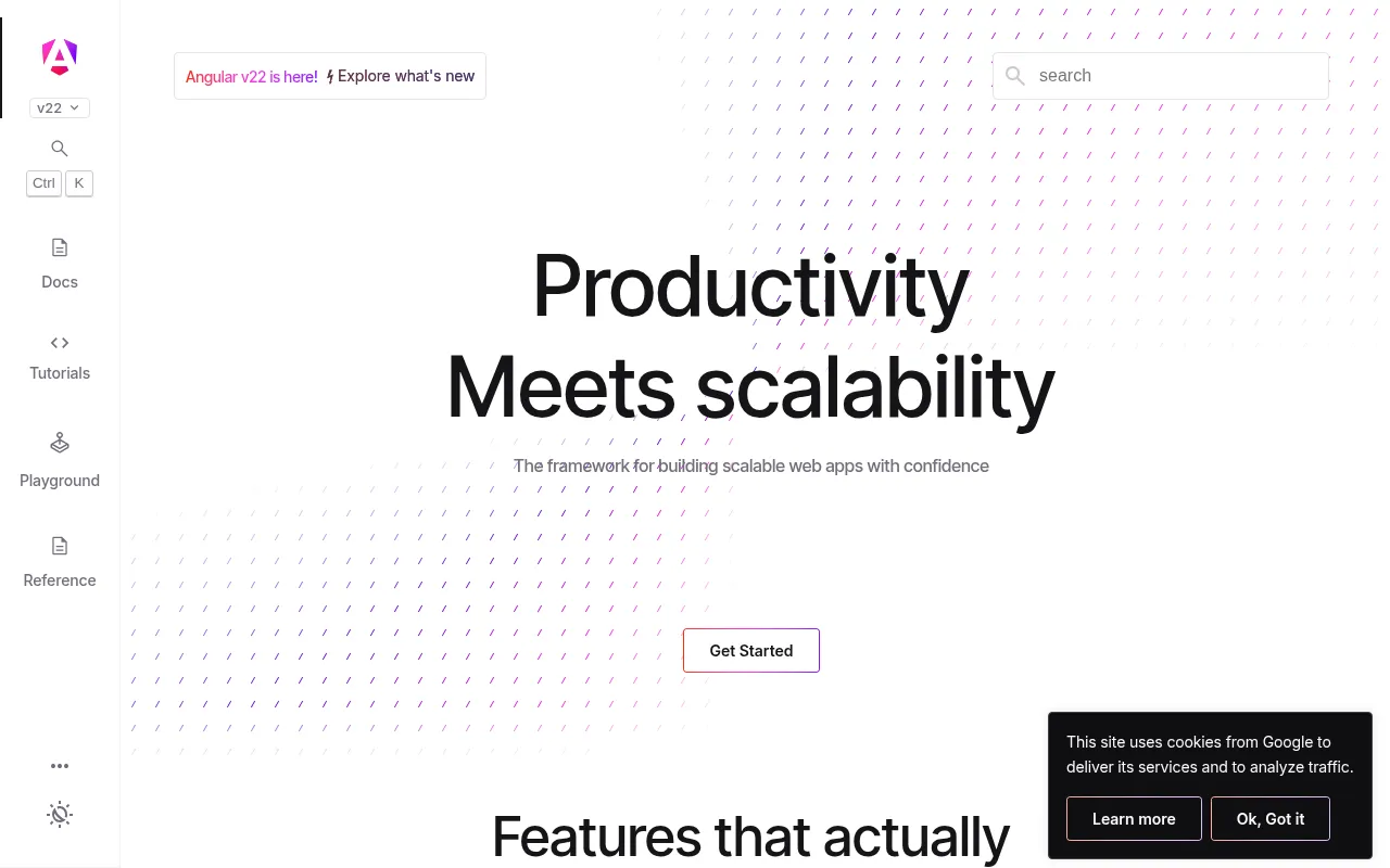 Angular — Enterprise Web Application Framework