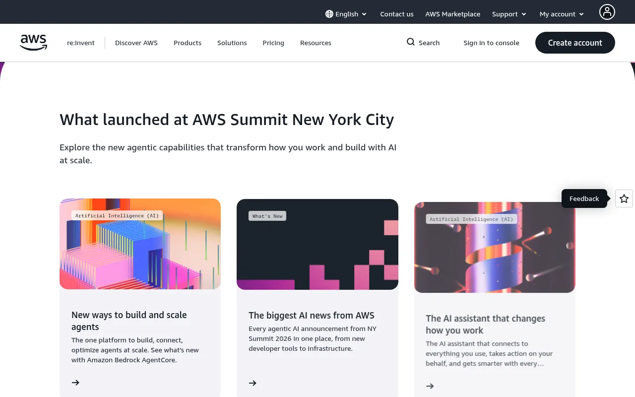 AWS showcase — real-world application examples