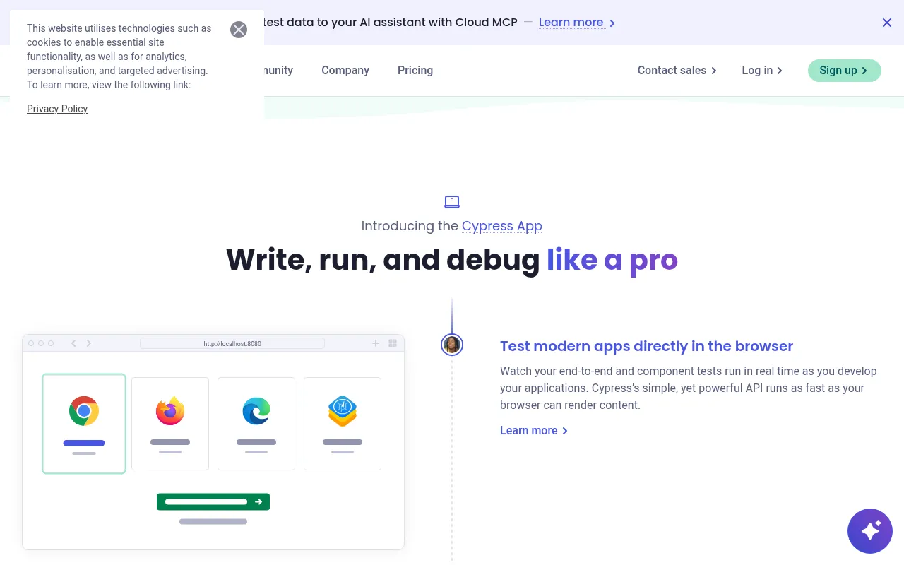 Cypress metrics — performance benchmarks and adoption stats