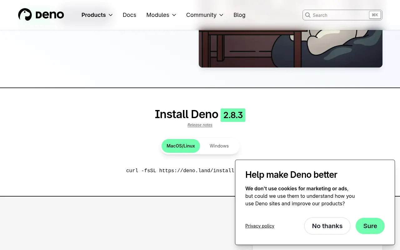 Deno showcase — real-world application examples