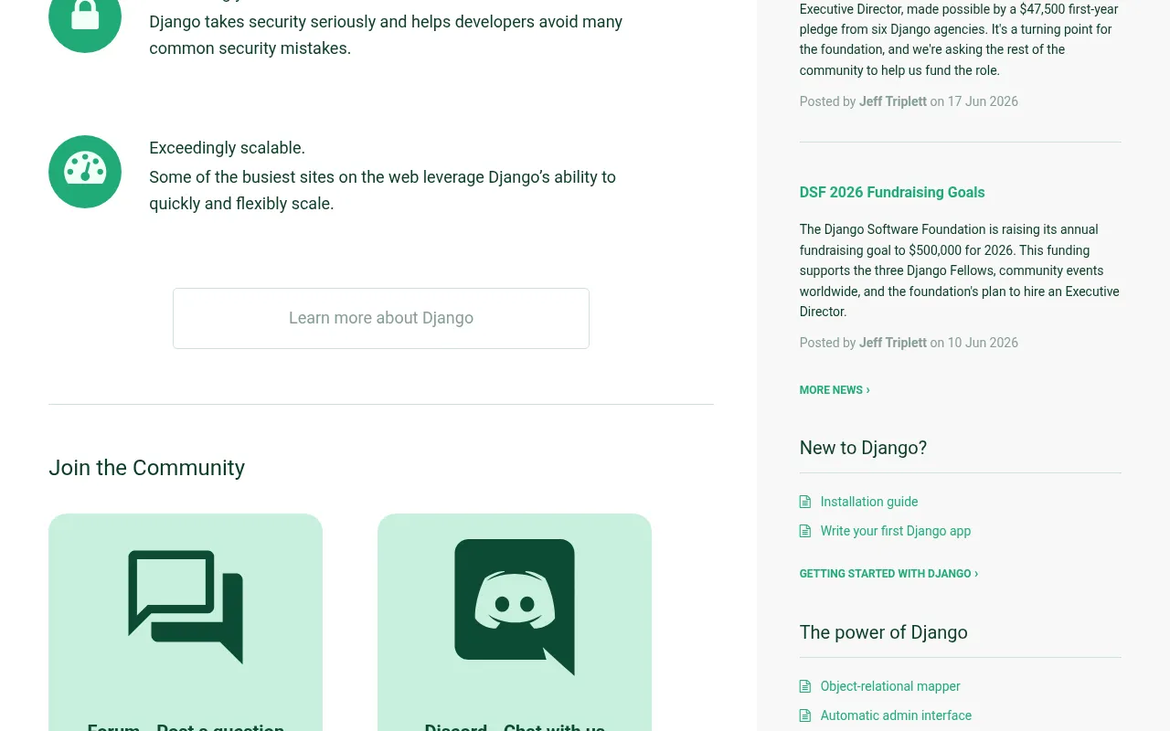 Django metrics — performance benchmarks and adoption stats