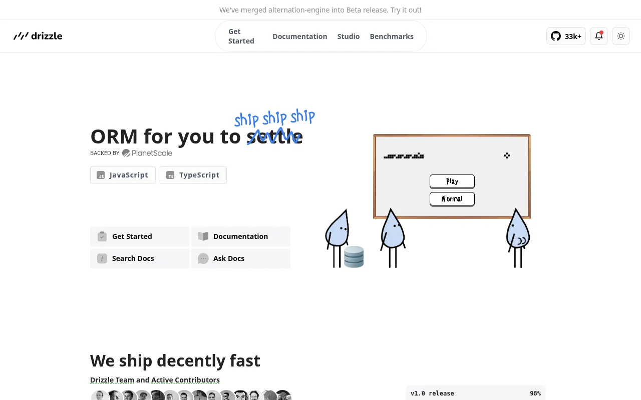 Drizzle ORM architecture — system design and component overview