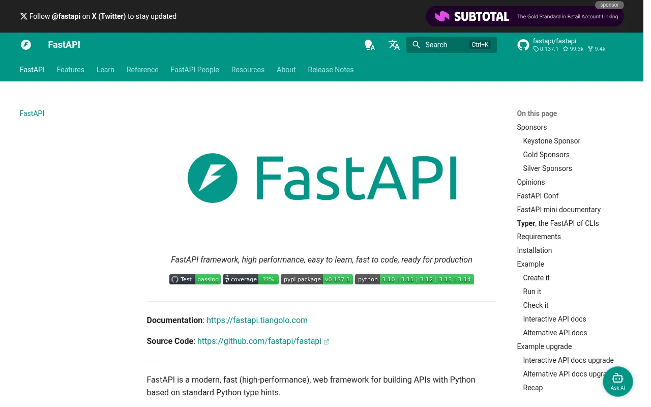 FastAPI