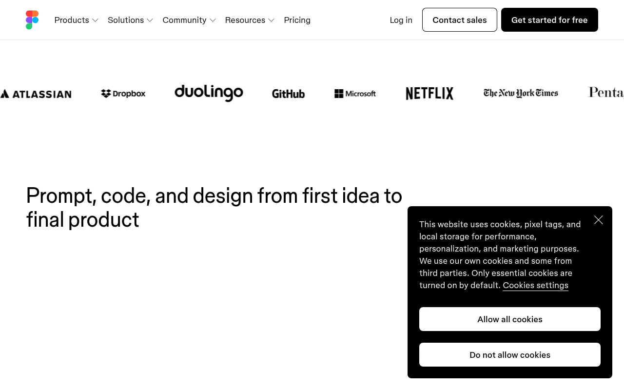 Figma showcase — real-world application examples