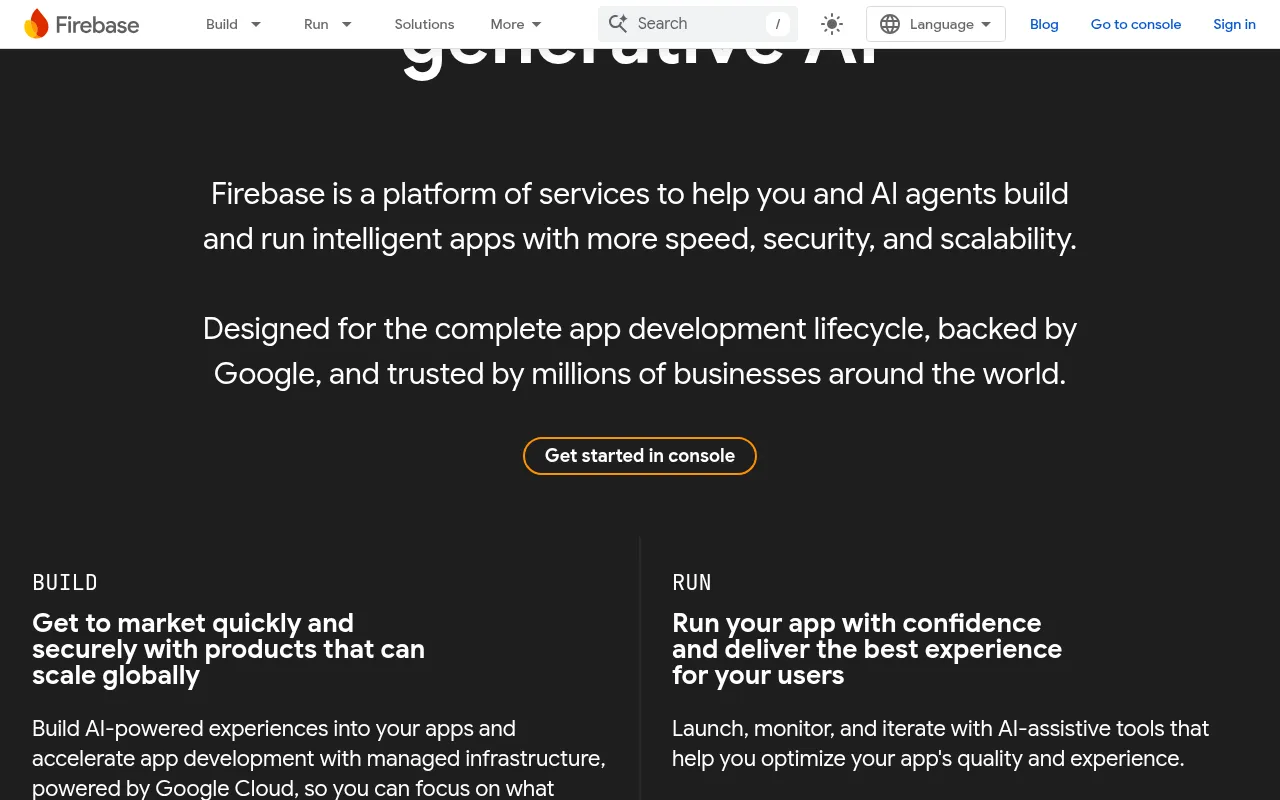 Firebase showcase — real-world application examples
