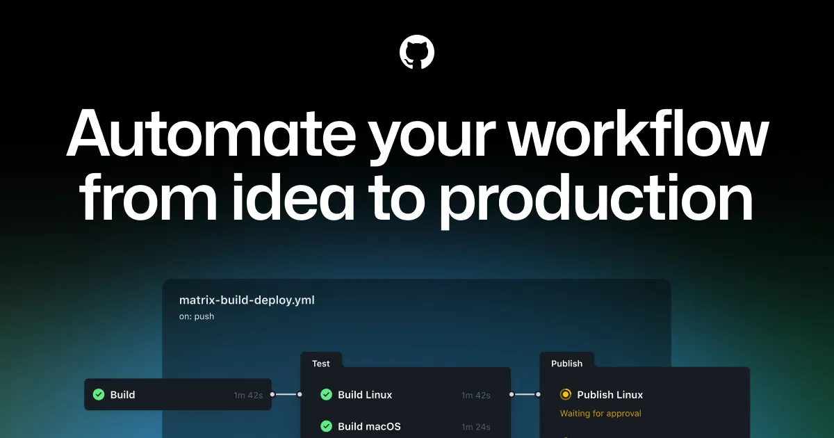 GitHub Actions architecture — system design and component overview