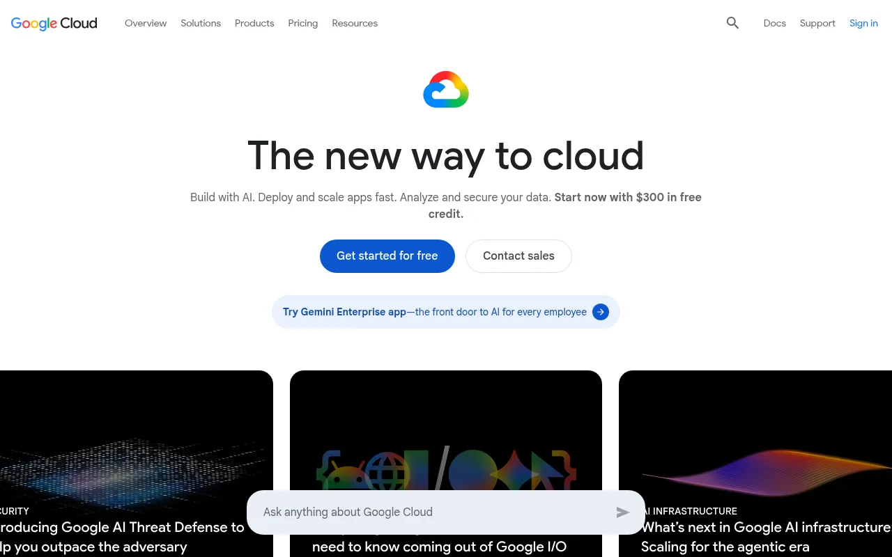 Google Cloud — Google's Cloud Computing Services