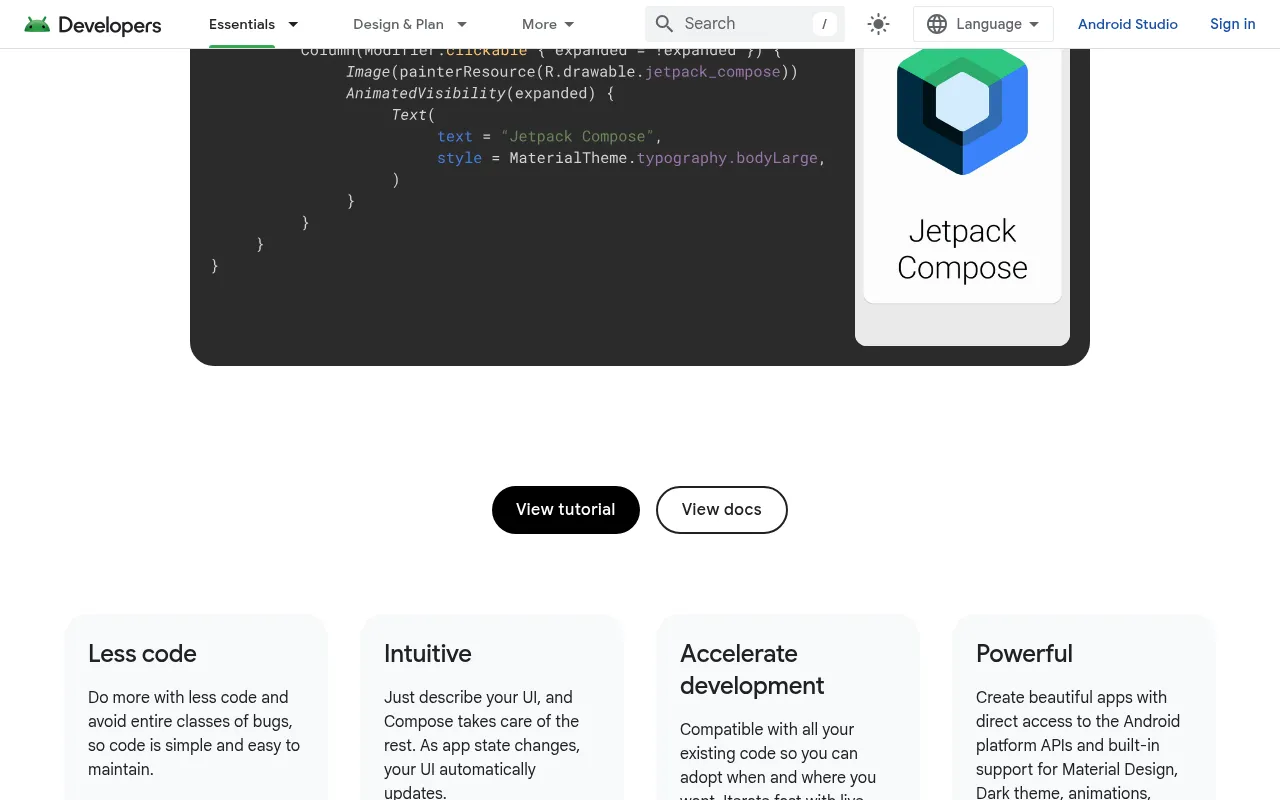 Jetpack Compose showcase — real-world application examples