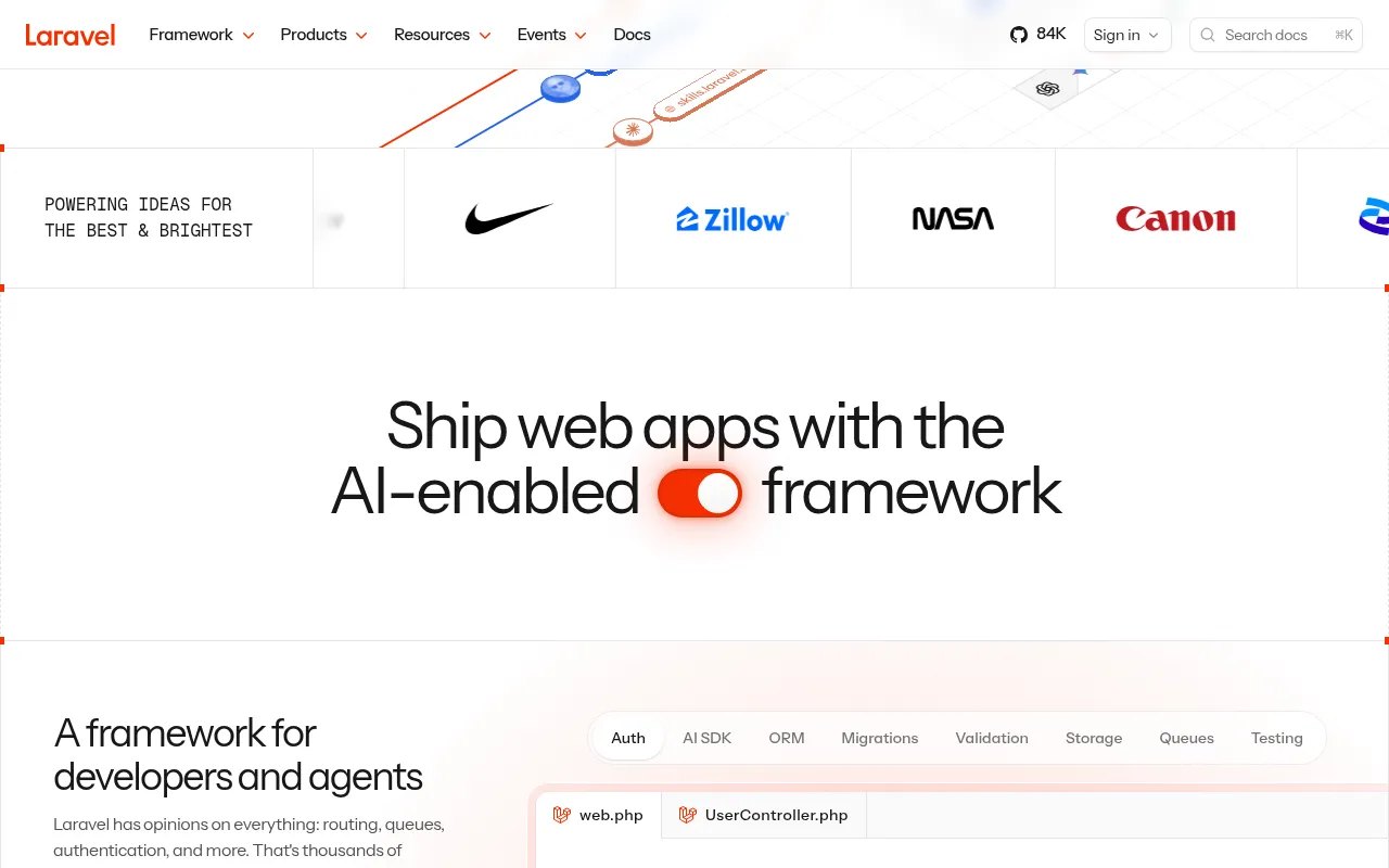 Laravel showcase — real-world application examples