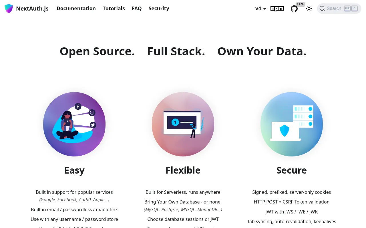 Auth.js (NextAuth) showcase — real-world application examples