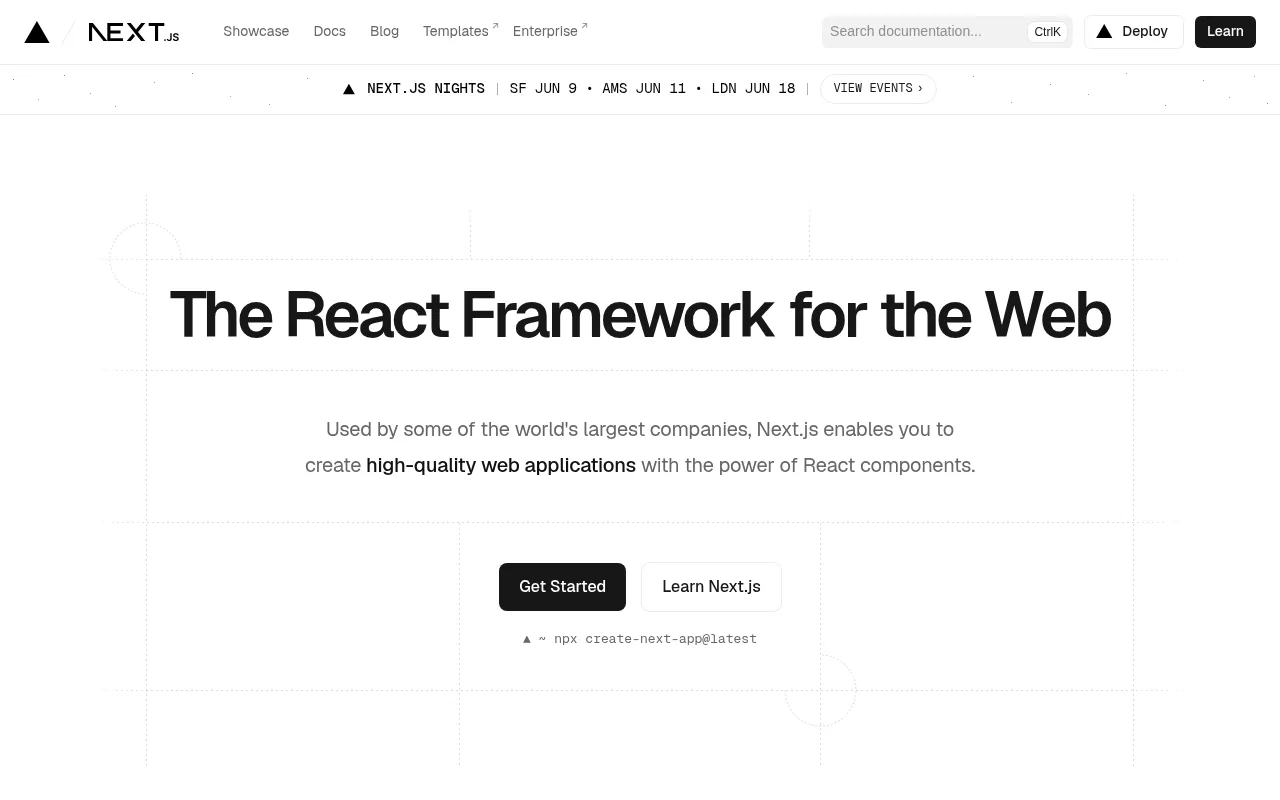 Next.js — React Framework for Production
