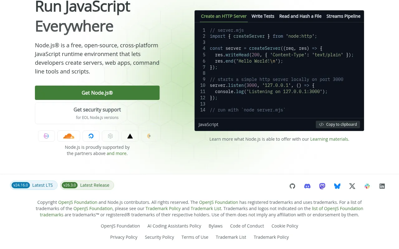 Node.js showcase — real-world application examples