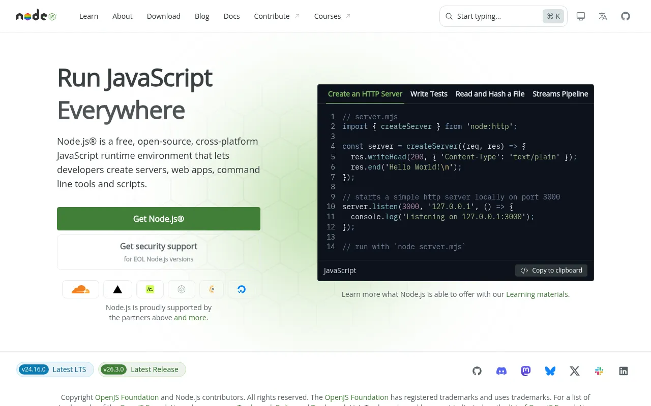 Node.js — JavaScript Runtime for Scalable Backends