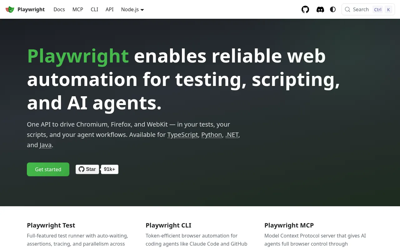Playwright — Cross-Browser Test Automation