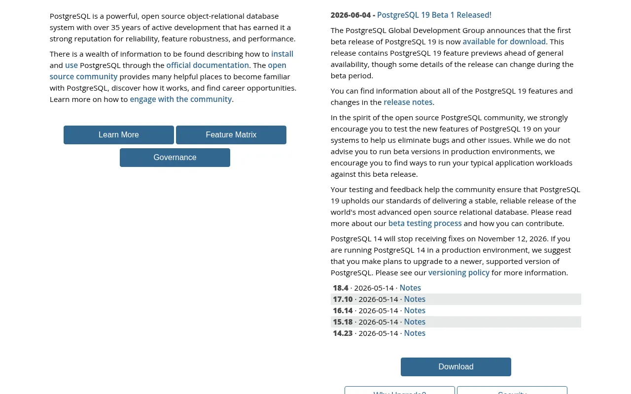 PostgreSQL showcase — real-world application examples