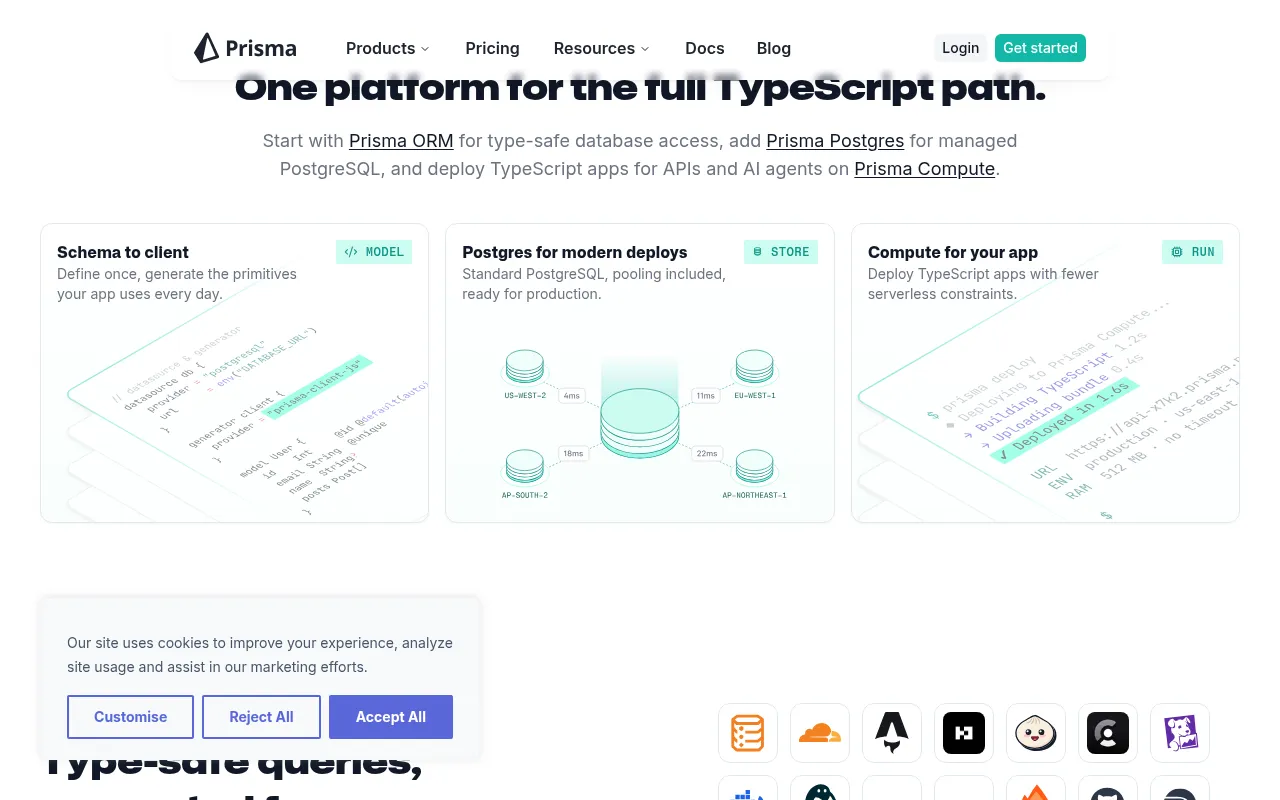 Prisma showcase — real-world application examples