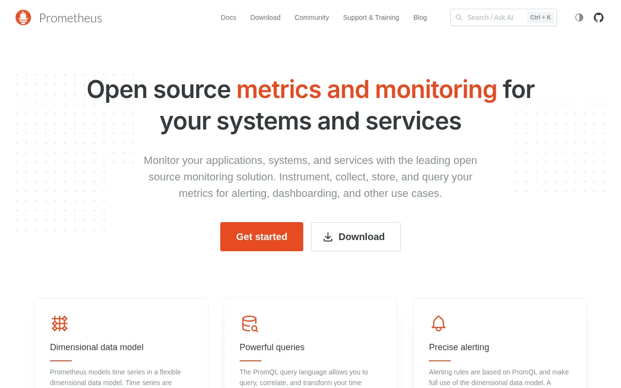 Prometheus architecture — system design and component overview