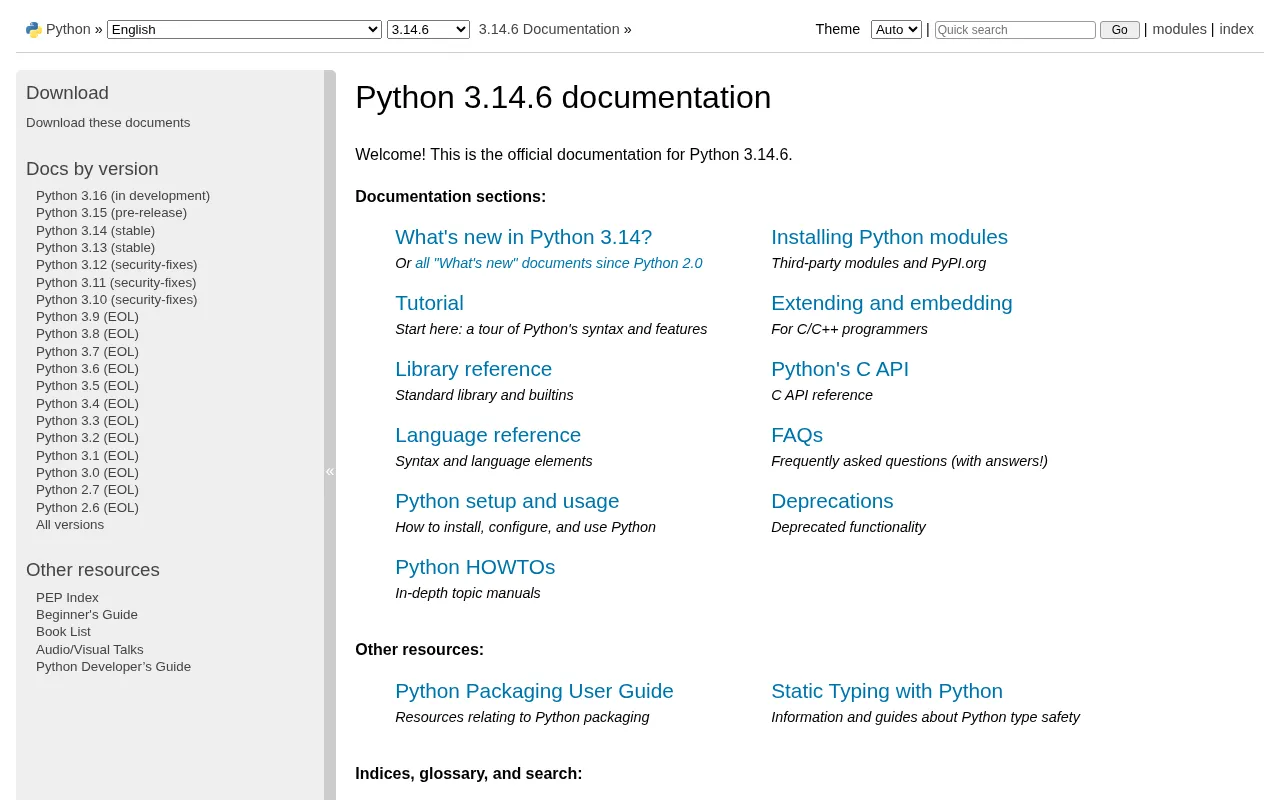 Python code editor — example syntax and code structure