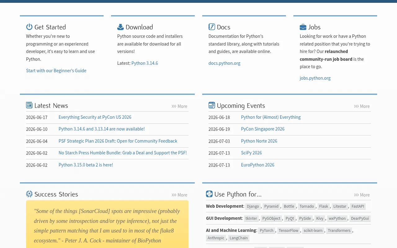 Python showcase — real-world application examples
