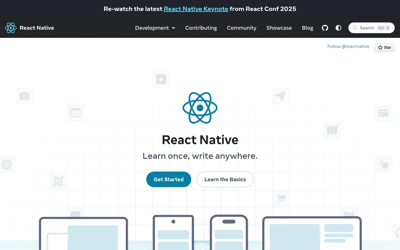 React Native architecture — system design and component overview