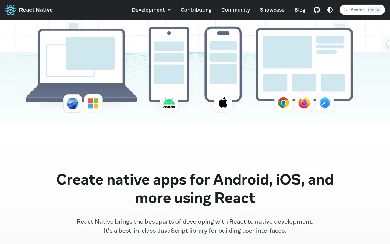 React Native showcase — real-world application examples