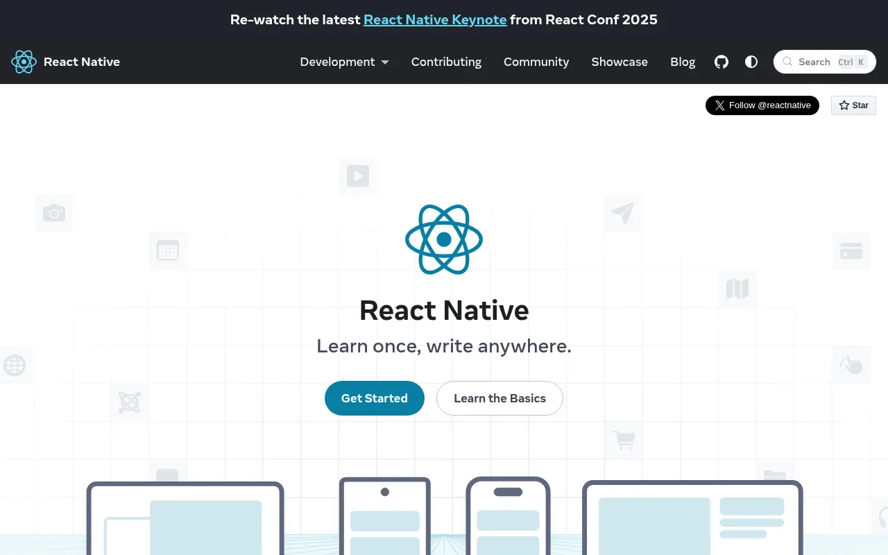 React Native — Cross-Platform Mobile Framework