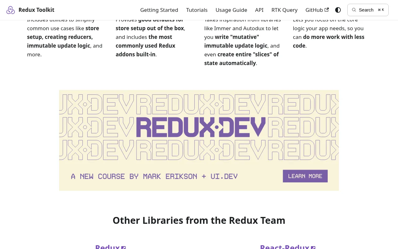 Redux Toolkit showcase — real-world application examples