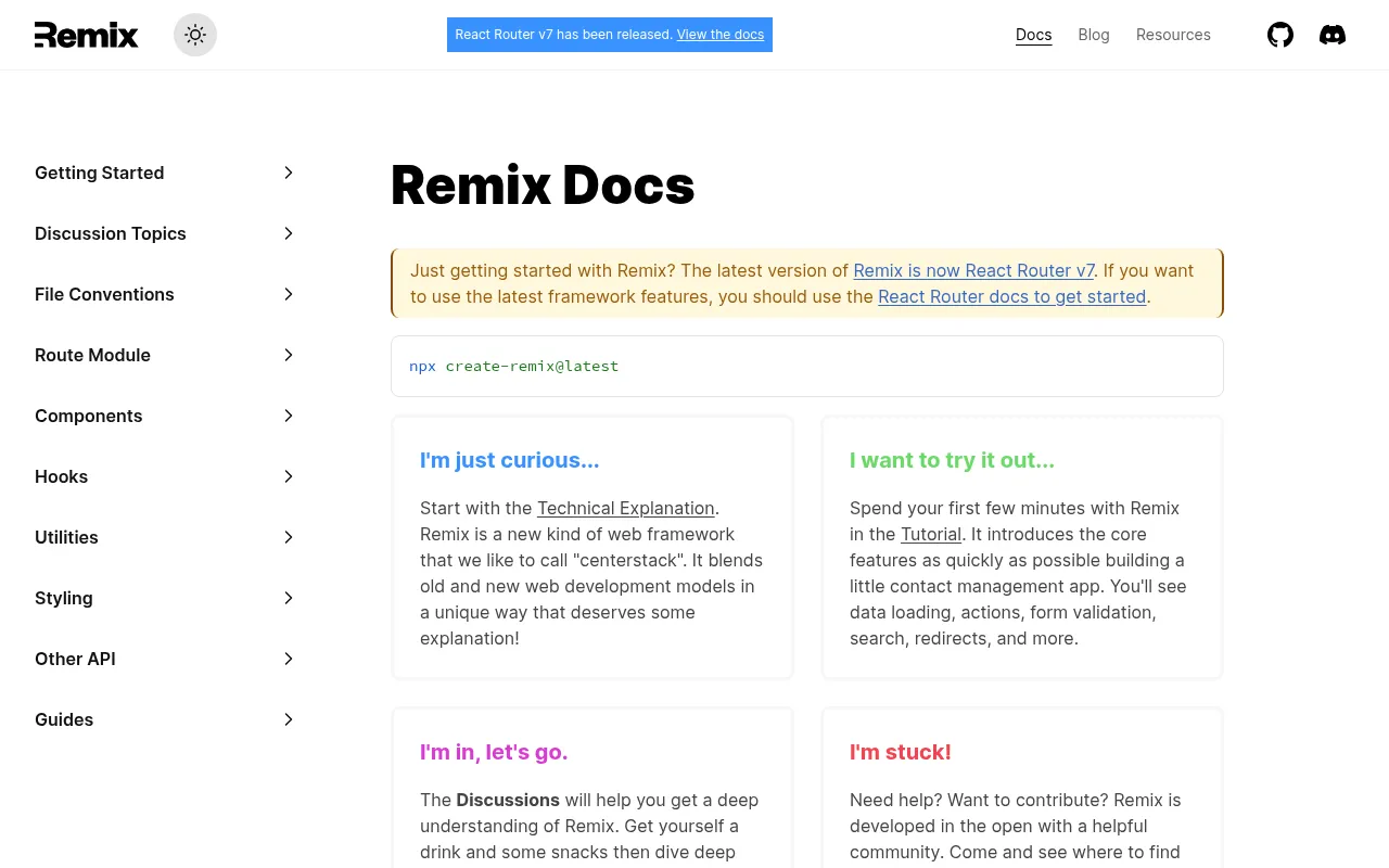Remix code editor — example syntax and code structure