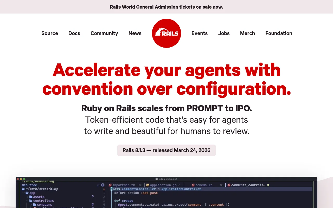 Ruby on Rails architecture — system design and component overview