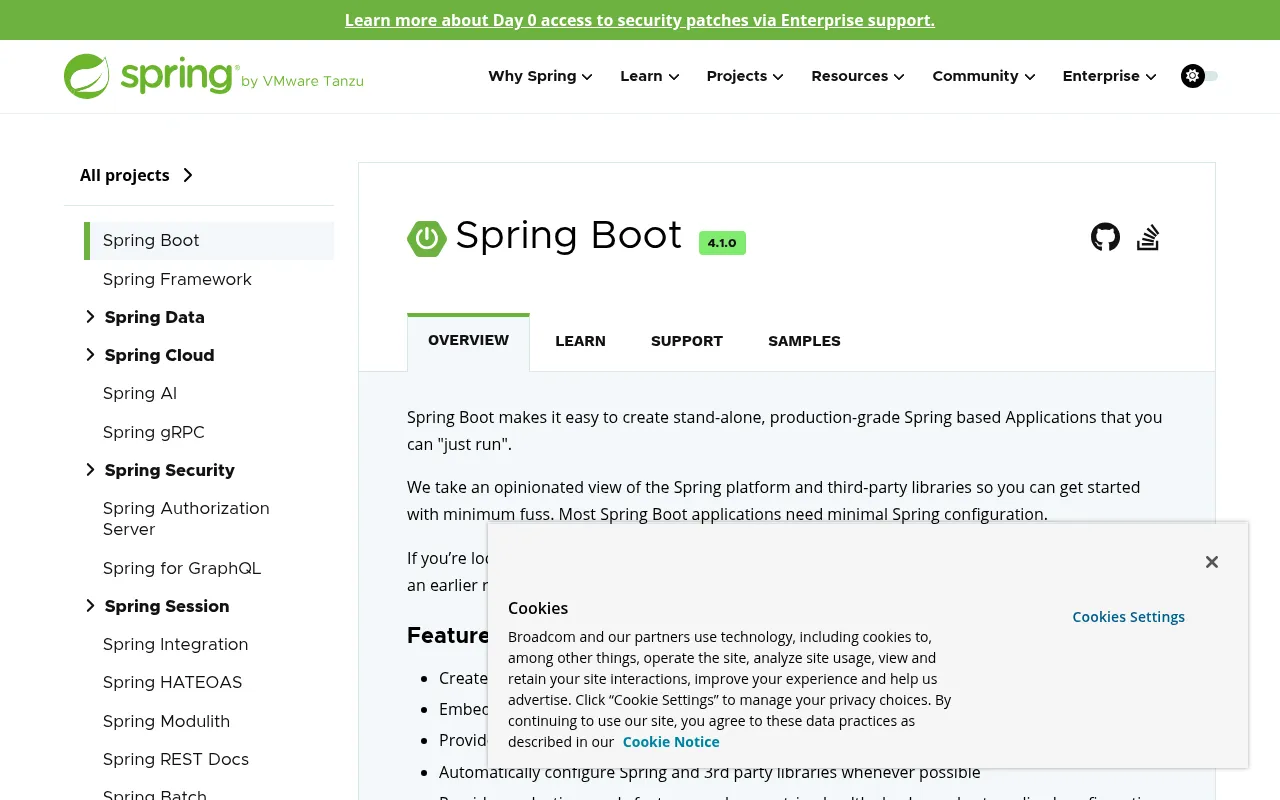 Spring Boot architecture — system design and component overview