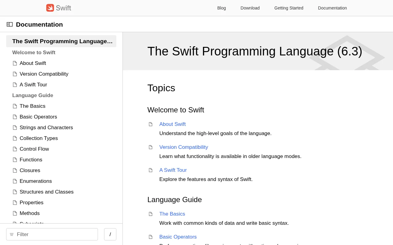 Swift code editor — example syntax and code structure