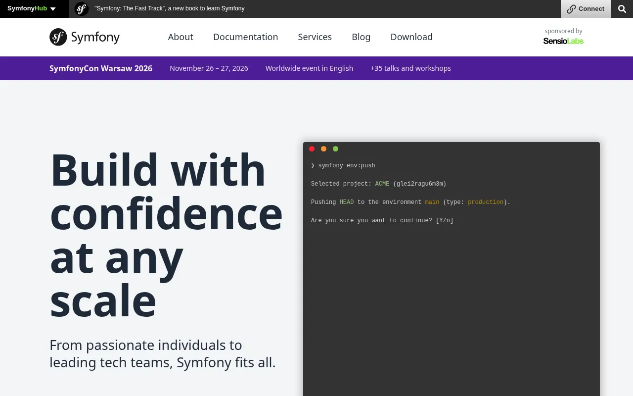 Symfony architecture — system design and component overview