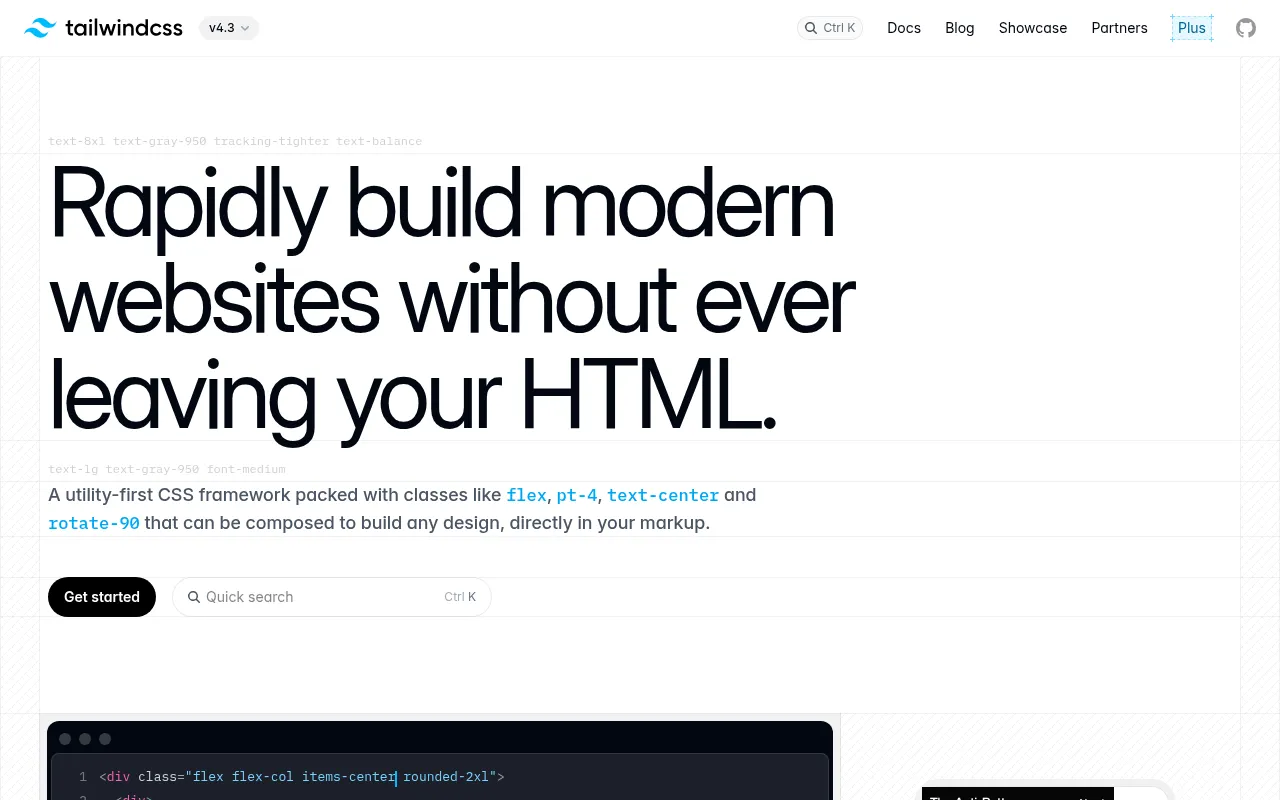 Tailwind CSS architecture — system design and component overview