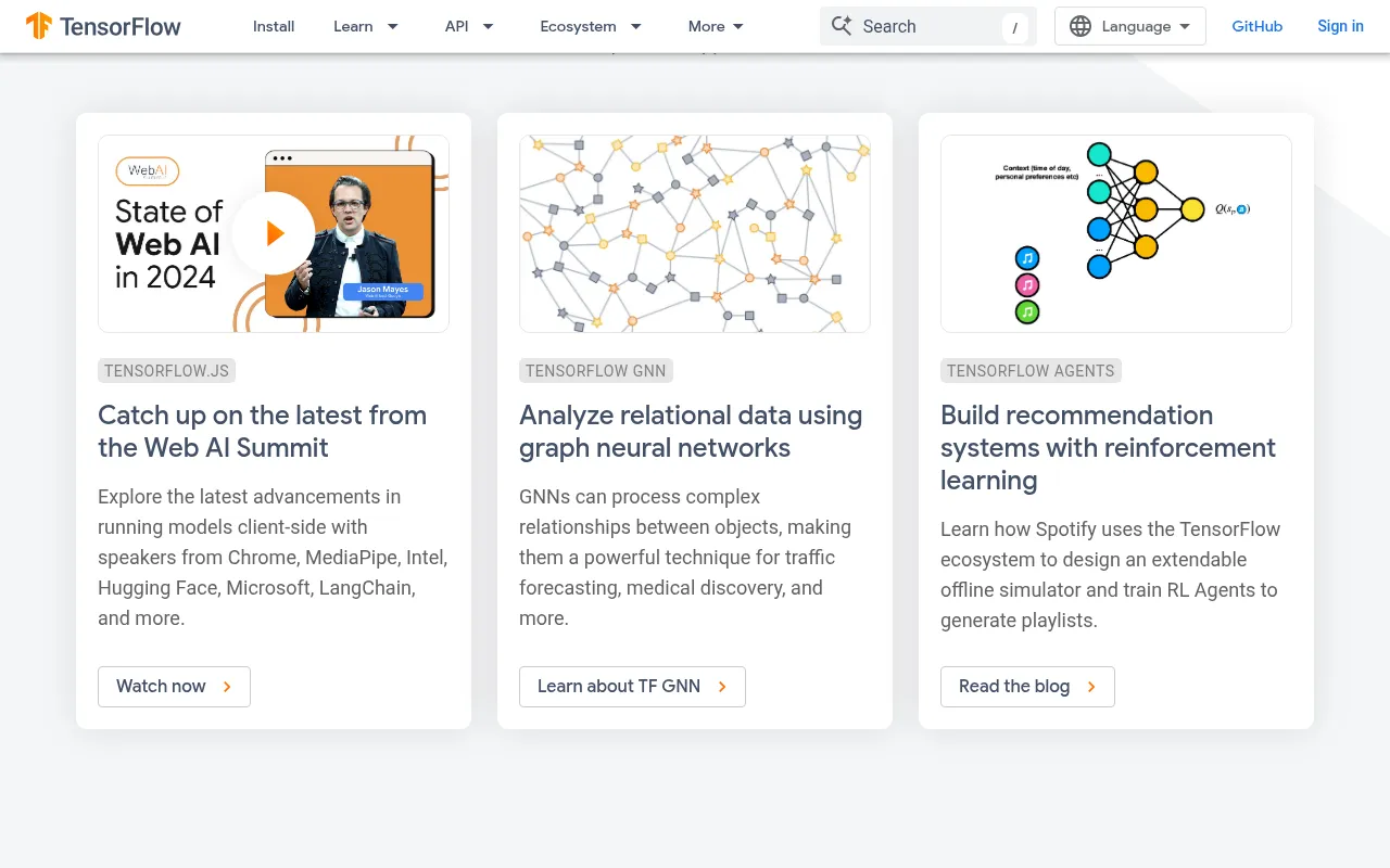 TensorFlow metrics — performance benchmarks and adoption stats