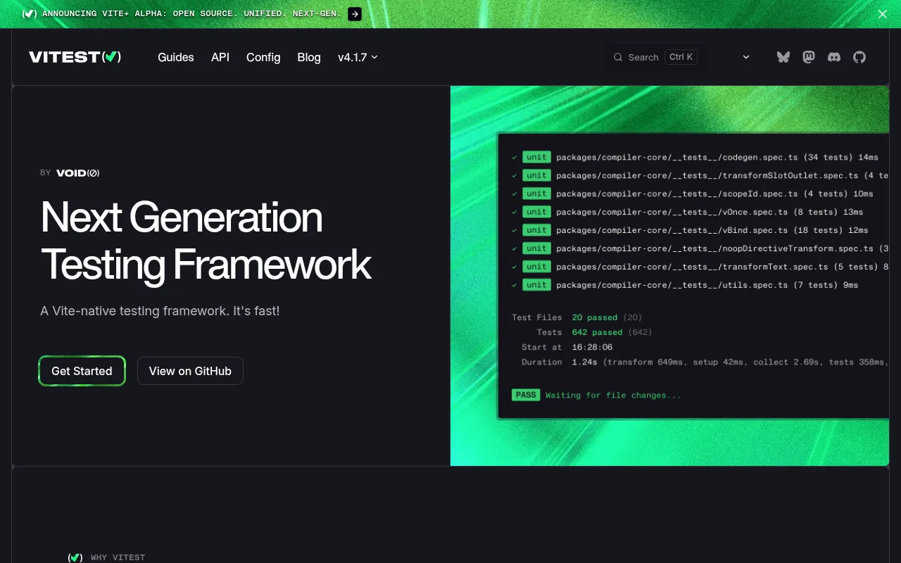 Vitest architecture — system design and component overview