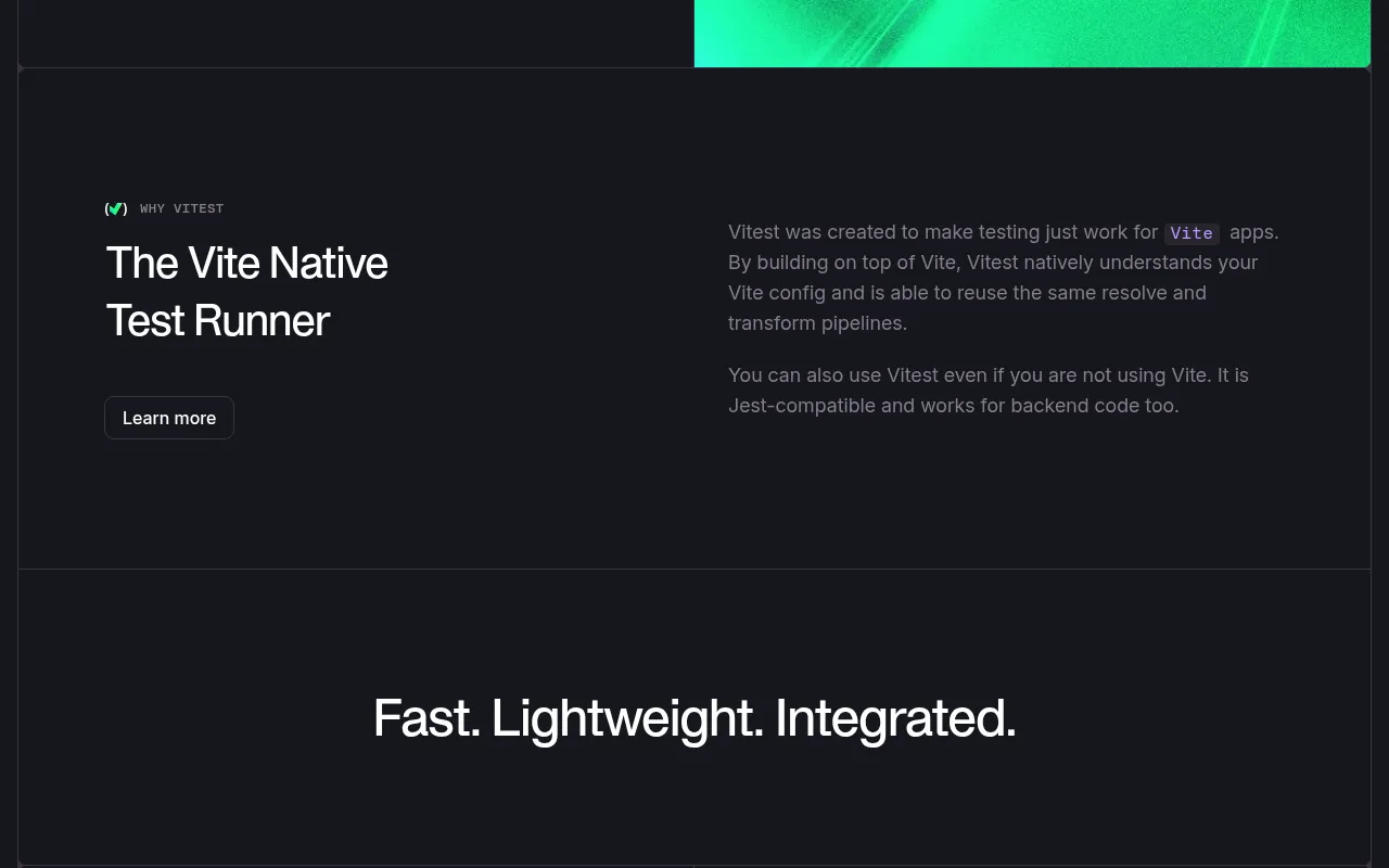 Vitest showcase — real-world application examples