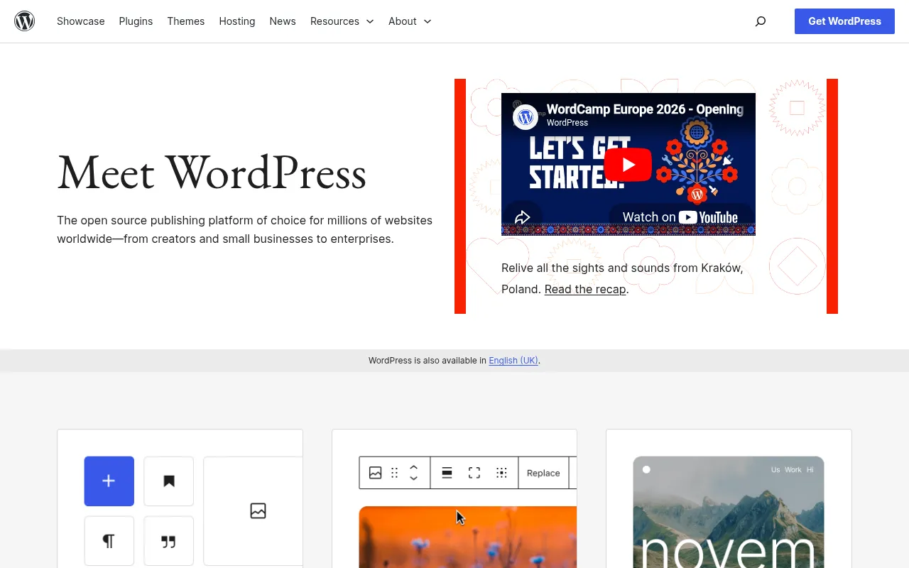 WordPress architecture — system design and component overview